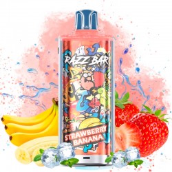 Razz Bar 60K Strawberry Banana | Vaper Desechable