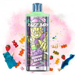 Razz Bar 60K Gummy Bear | Vaper Desechable - 2% Nicotina (+18)