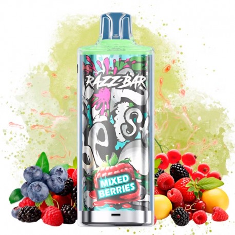 Razz Bar 60K Mixed Berries | Vaper Desechable - 2% Nicotina (+18)