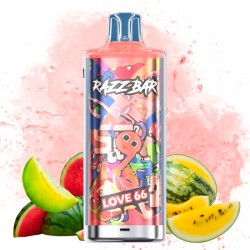 Razz Bar 60K Love 66 | Vaper Desechable - 2% Nicotina (+18)