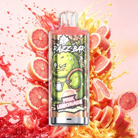 Razz Bar 60K Pink Lemonade | Vaper Desechable - 2% Nicotina (+18)