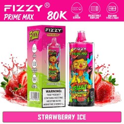 Fizzy Prime Max 80K Strawberry Ice | Vaper Desechable - 2% Nicotina (+18)