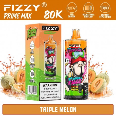Fizzy Prime Max 80K Triple Melon | Vaper Desechable - 2% Nicotina (+18)