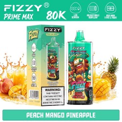 Fizzy Prime Max 80K Peach Mango Pineapple | Vaper Desechable - 2% Nicotina (+18)