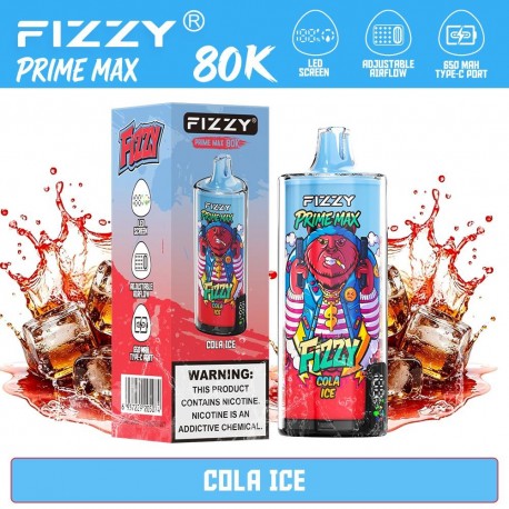 Fizzy Prime Max 80K Cola Ice | Vaper Desechable - 2% Nicotina (+18)