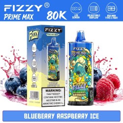 • Fizzy Prime Max 80K Blueberry Raspberry Ice | Vaper Desechable - 2% Nicotina (+18)