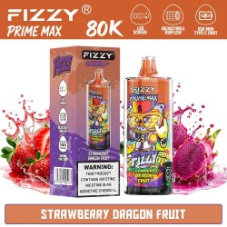 • Fizzy Prime Max 80K Strawberry Dragon Fruit | Vaper Desechable - 2% Nicotina (+18)