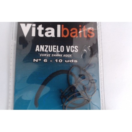 VITAL BAITS ANZUELOS TEFLON VCS CURVO